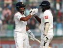 PHOTOS: Chandimal, Mathews tons fuel Sri Lanka fightback