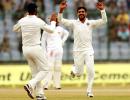 PHOTOS: Jadeja's late strikes leave SL in a mess