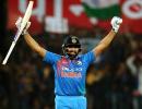 PHOTOS: Rohit equals record for fastest T20 century as India crush SL