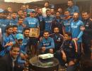 'Captain Cool' Dhoni felicitated