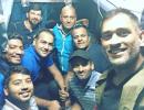 Dhoni travels in train with Jharkhand team after 13 years