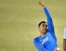 PHOTOS: Dhoni delights fans as Kohli misses nets in Cuttack