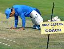 Is Dhoni influencing the pitch for 3rd Test in Ranchi?