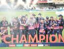 PIX: England edge India to win Women's World Cup in thrilling finish