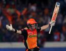 Warner's stock continues to rise as IPL play-offs loom