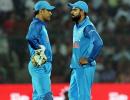 Captain Kohli takes on Dhoni's critics