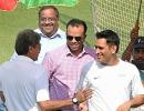 Dhoni takes 'ad break', checks Eden strip ahead of Lanka Test