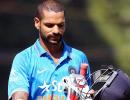 Opener Dhawan to miss first three Australia ODIs