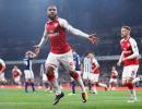 Arsenal's record signing Lacazette strikes twice to see off West Brom