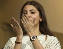 IN PIX: Anushka blows kisses to hubby Kohli