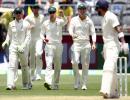 Kohli hits century but Australia on top