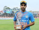 PHOTOS: Bhuvi, Dhawan super show helps India pummel SA in 1st T20I