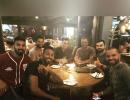 Kohli and friends celebrate T20I win with dinner