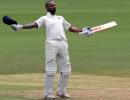 Dhawan joins Bradman with century before lunch on Day 1