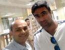 Hey, isn't that Ashwin at Nagpur airport?