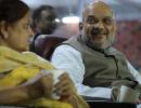 PIX: On Karnataka poll day, Amit Shah enjoys IPL game