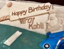 PIX: Tribute in sand for Virat Kohli