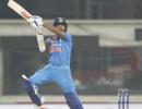 3rd T20, PIX: Dhawan's 92 powers India to a six-wicket win over WI