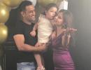 PIX: Dhoni celebrates wife's birthday in style