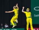 PHOTOS: Aus thrash Windies in semis, to face England in WT20 final