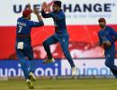 PHOTOS: Rashid helps Afghanistan pull-off thrilling tie against India