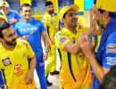 PIX: CSK doesn't spare anyone from cake facewash