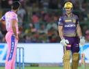 Another IPL bail fail, KKR's Lynn gets lucky