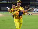 WATCH: Dhoni's fun time with kids...