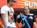 PIX: Sania spotted with Azhar's son