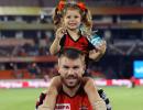 PIX: Ivy, Indi Warner celebrate SRH win with dad David