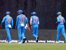 West Indies vs India first ODI abandoned due to rain