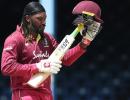 Gayle walks off in style after sizzling knock