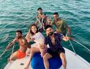 Virushka, India players soak in some Caribbean sun