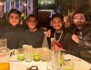 Rishabh Pant celebrates Christmas with Dhoni