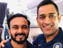 PIX: Dhoni, Rohit off to Australia for ODI series