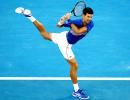 PHOTOS: Djokovic through to semis after Nishikori retires