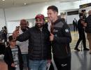 New Zealand players make sombre homecoming