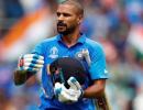 Dhawan picks up bat for 'Bottle Cap Challenge'