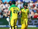 WC PIX: Warner, Finch shine as Aus thrash Afghanistan