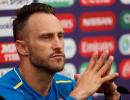 Why Faf du Plessis avoids reading too much news