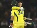 4th ODI: Handscomb, Turner star in record chase as Aus level series