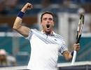 Miami Open: Bautista Agut stuns Djokovic, Kyrgios out