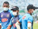 B'desh players continue to train with masks