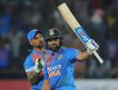 PHOTOS: Rohit demolishes Bangladesh in 100th T20I