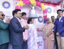 PIX: Mamata, Hasina inaugurate historic pink ball Test