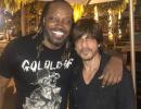 Universe Boss Gayle shares picture with SRK