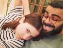 Lockdown: Kohli shares adorable pictures of Anushka