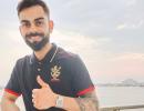 PIX: Kohli, Dhoni land in UAE