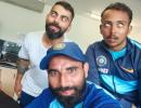 'Sundar dost': Kohli goofs around with Shaw, Shami