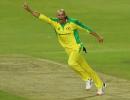 PIX: Agar hat-trick helps Australia rout SA in 1st T20